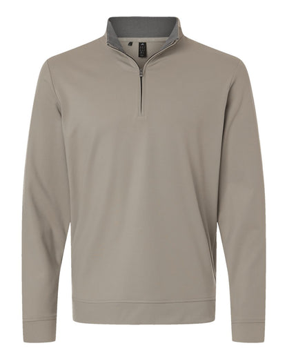 Adidas Men's Ultimate365 Classic Quarter-Zip Pullover A2017 #color_Putty Beige