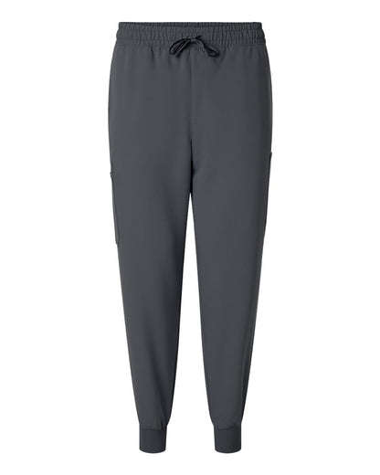 Jaanuu Men's Osmo 8-Pocket Scrub Joggers M20002 #color_Carbon Grey