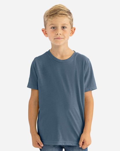 Next Level Youth CVC T-Shirt 3312 #colormdl_Heather Slate Blue