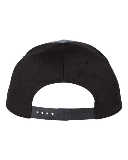 Richardson Twill Back Trucker Cap 312 #color_Heather Grey/ Black