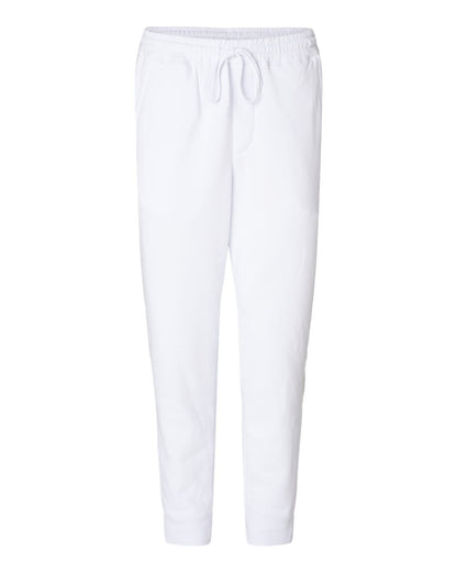 Independent Trading Co. Men's Midweight Fleece Sweatpants IND20PNT #color_White
