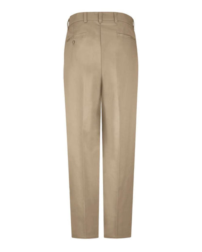 Red Kap Men's Odd Sizes Wrinkle-Resistant Cotton Work Pants PC20ODD #color_Khaki - 30I