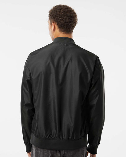 Independent Trading Co. Unisex Lightweight Bomber Jacket EXP52BMR #colormdl_Black