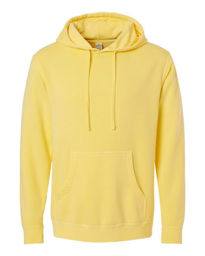 Independent Trading Co. Unisex Midweight Pigment-Dyed Hooded Sweatshirt PRM4500 #color_Pigment Yellow