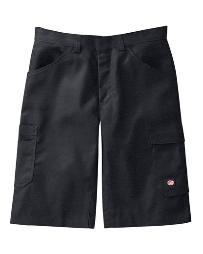 Red Kap Men's Shop Shorts PT4A #color_Black