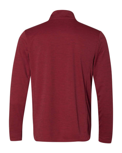 Russell Athletic Men's Striated Quarter-Zip Pullover QZ7EAM #color_True Red