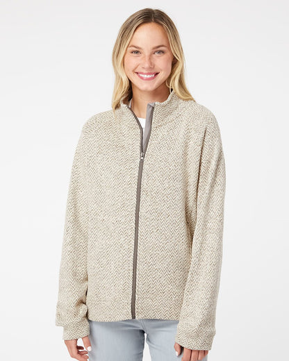 J. America Women's Traverse Full-Zip Sweater 8716 J. America Women's Traverse Full-Zip Sweater 8716