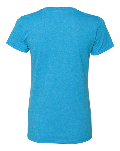 Gildan Women's Heavy Cotton™ T-Shirt 5000L #color_Heather Sapphire