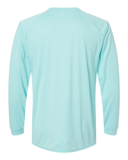 Paragon Unisex Long Islander Performance Long Sleeve T-Shirt 210 #color_Aqua Blue