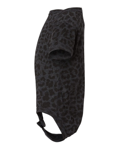 Rabbit Skins Infant Fine Jersey Bodysuit 4424 #color_Black Leopard