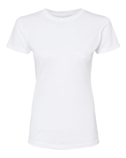Tultex Women's Poly-Rich T-Shirt 240 #color_White