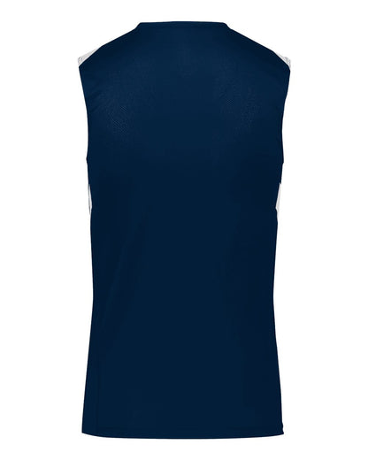 Holloway Unisex PR Max Compression Jersey 221037 #color_Navy/ White