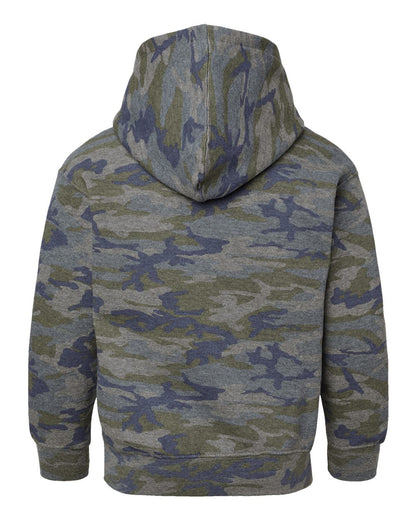 LAT Youth Fleece Hoodie Sweatshirt 2296 #color_Vintage Camo