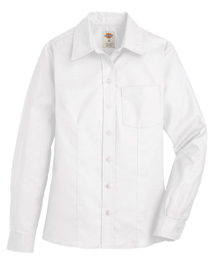 Dickies Women's Oxford Long Sleeve Shirt L254 Dickies Women&#39;s Oxford Long Sleeve Shirt L254