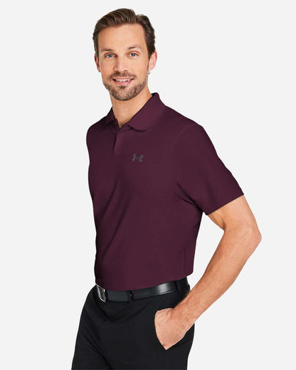 Under Armour Men's Performance 3.0 Golf Polo 1377374 #colormdl_Dark Maroon/ Pitch Grey