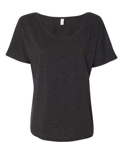 BELLA + CANVAS Women’s Slouchy Tee 8816 #color_Charcoal Black Triblend