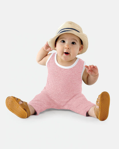 Rabbit Skins Infant Harborside Mélange Tank Romper 4492 Rabbit Skins Infant Harborside Mélange Tank Romper 4492