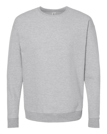 Tultex Fleece Crewneck Sweatshirt 340 #color_Heather Grey