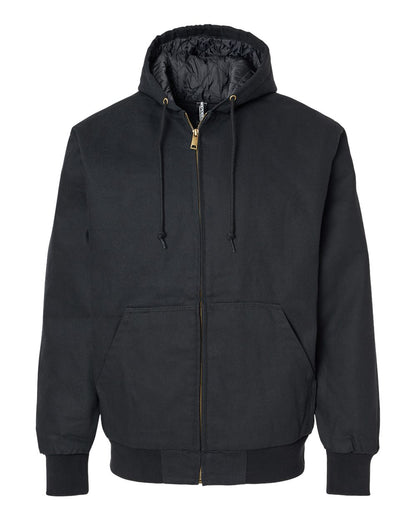 Independent Trading Co. Men's Insulated Canvas Workwear Jacket EXP550Z #color_Black