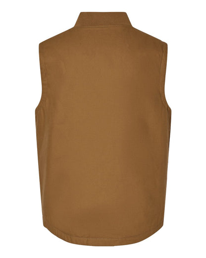 Independent Trading Co. Men's Insulated Canvas Workwear Vest EXP560V #color_Saddle