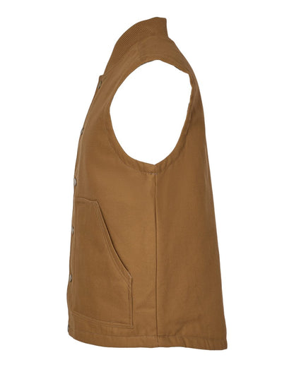 Independent Trading Co. Men's Insulated Canvas Workwear Vest EXP560V #color_Saddle