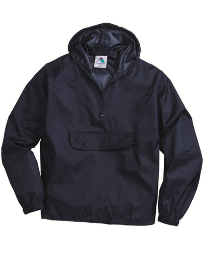 Augusta Sportswear Packable Half-Zip Hooded Pullover Jacket 3130 Augusta Sportswear Packable Half-Zip Hooded Pullover Jacket 3130