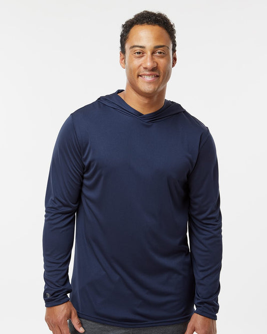 Holloway Men's Momentum Hooded Long Sleeve T-Shirt 222830