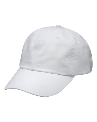 Adams Headwear Youth Pigment-Dyed Cap ACKO101 #color_White