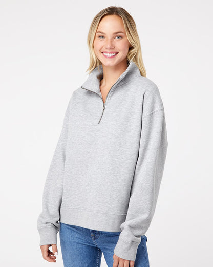 MV Sport Women's Sueded Fleece Quarter-Zip Sweatshirt W22713 MV Sport Women's Sueded Fleece Quarter-Zip Sweatshirt W22713