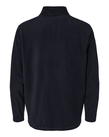 Augusta Sportswear Unisex Eco Revive™ Micro-Lite Fleece Quarter-Zip Pullover 6863 #color_Black
