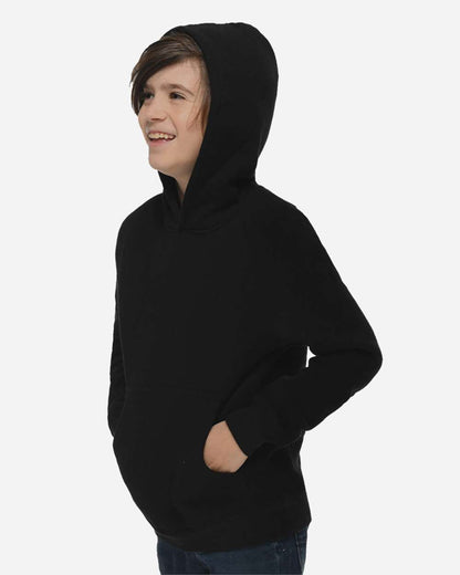 Lane Seven Youth Premium Pullover Hooded Sweatshirt LS1401Y #colormdl_Black