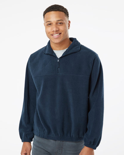 Burnside Men's Polar Fleece Quarter-Zip Pullover 3052 Burnside Men&#39;s Polar Fleece Quarter-Zip Pullover 3052