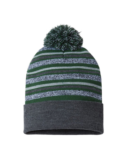 CAP AMERICA USA-Made Striped Beanie RKL12 CAP AMERICA USA-Made Striped Beanie RKL12