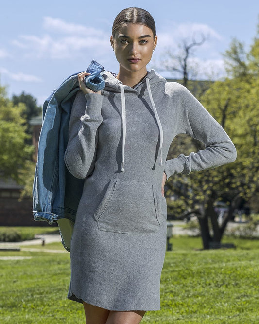 MV Sport Women's Suzie Hooded Sweatshirt Dress W2340
