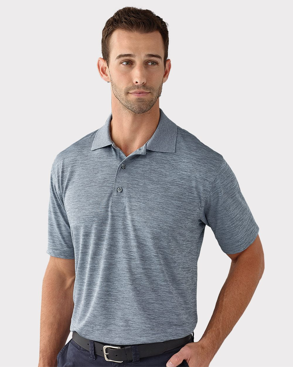 Paragon Men's Dakota Striated Heather Polo 130