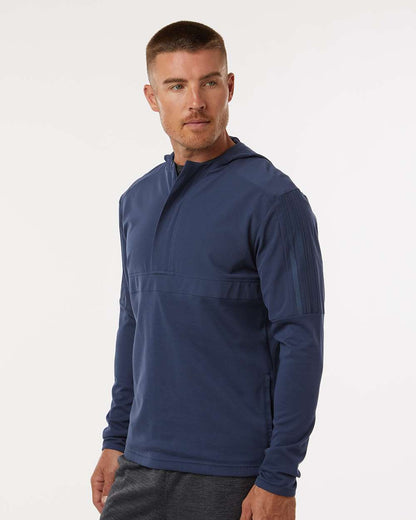 Adidas Men's Half-Zip Hooded Anorak A607 #colormdl_Crew Navy