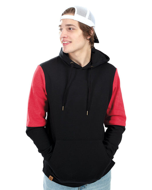 Holloway Youth All-American Team Fleece Colorblocked Hooded Sweatshirt 222681