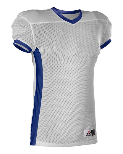 Alleson Athletic Football Jersey 750E #color_White/ Navy