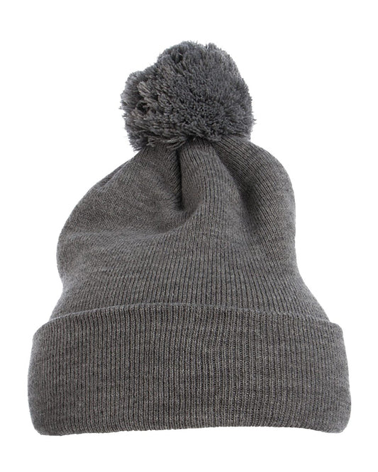 YP Classics Pom-Pom Cuffed Knit Beanie 1501P