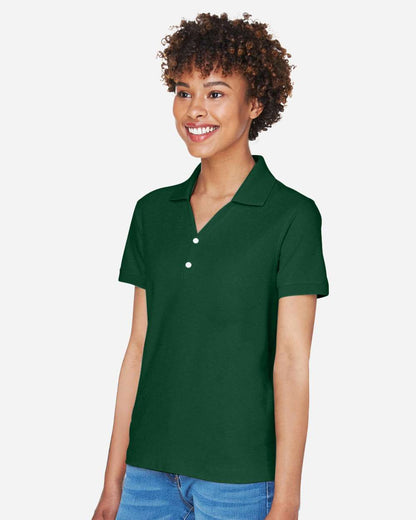 Devon & Jones Women's Pima Piqué Polo D100W #colormdl_Forest