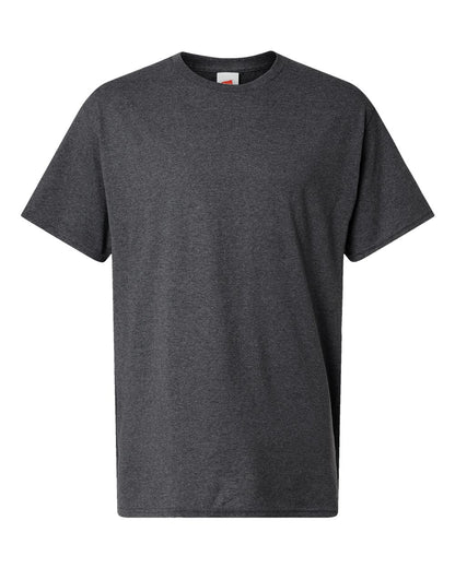 Hanes Essential-T Tall T-Shirt 5280T #color_Charcoal Heather