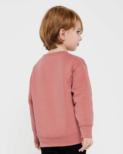 Rabbit Skins Toddler Fleece Crewneck Sweatshirt 3317 #colormdl_Mauvelous