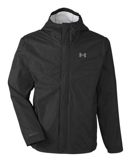 Under Armour Men's Stormproof Cloudstrike 2.0 Jacket 1374644 #color_Black/ Pitch Grey