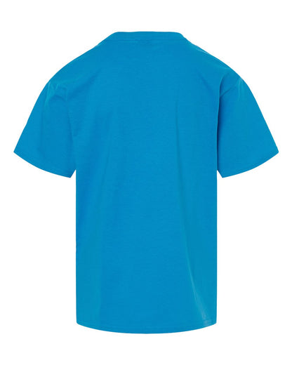 Gildan Youth Light Cotton T-Shirt 3000B #color_Sapphire