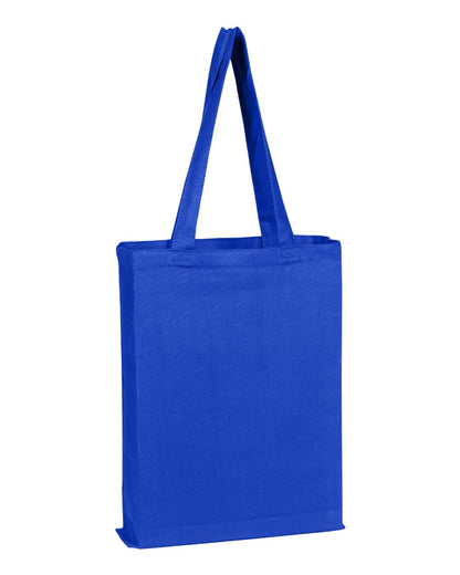 Q-Tees Canvas Gusset Promotional Tote Q800GS #color_Royal