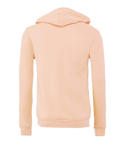 BELLA + CANVAS Sponge Fleece Full-Zip Hoodie 3739 #color_Peach