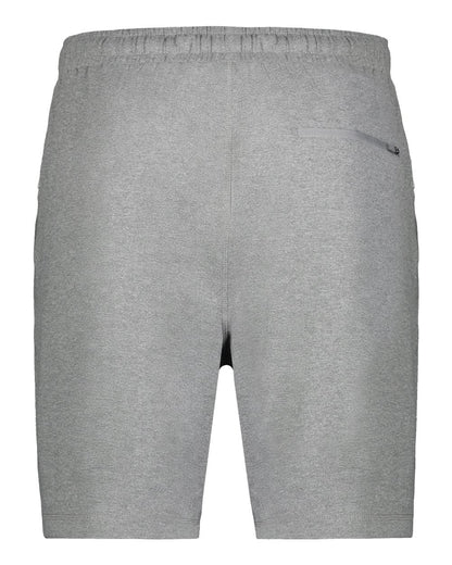 Holloway Youth Eco Revive™ Ventura Soft Knit Shorts 223604 #color_Grey Heather