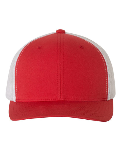 YP Classics Retro Trucker Cap 6606 #color_Red/ White