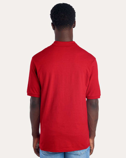 JERZEES Men's Dri-Power® Polo 437R #colormdl_True Red