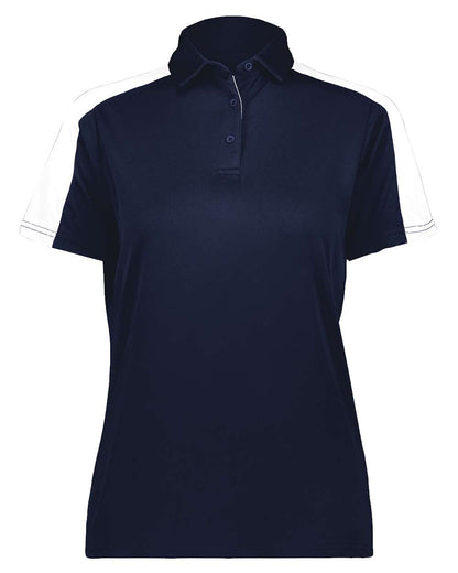 Augusta Sportswear Women's Two-Tone Vital Polo 5029 #color_Navy/ White